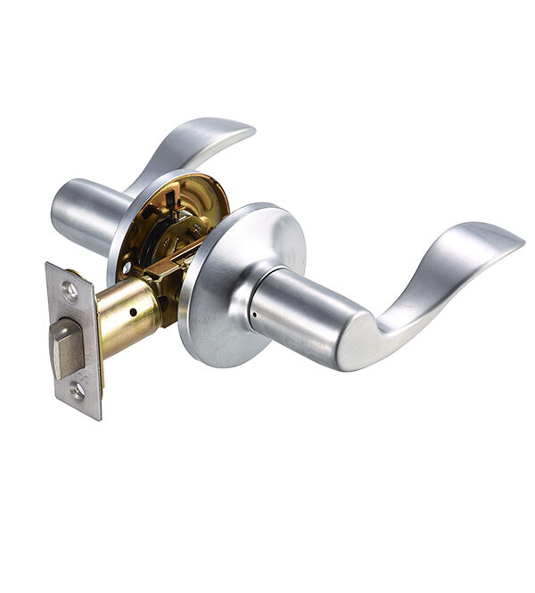 Dorex Athena Passage Lever – Satin Chrome