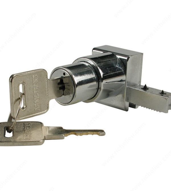 Richelieu Push Lock for sliding glass door
