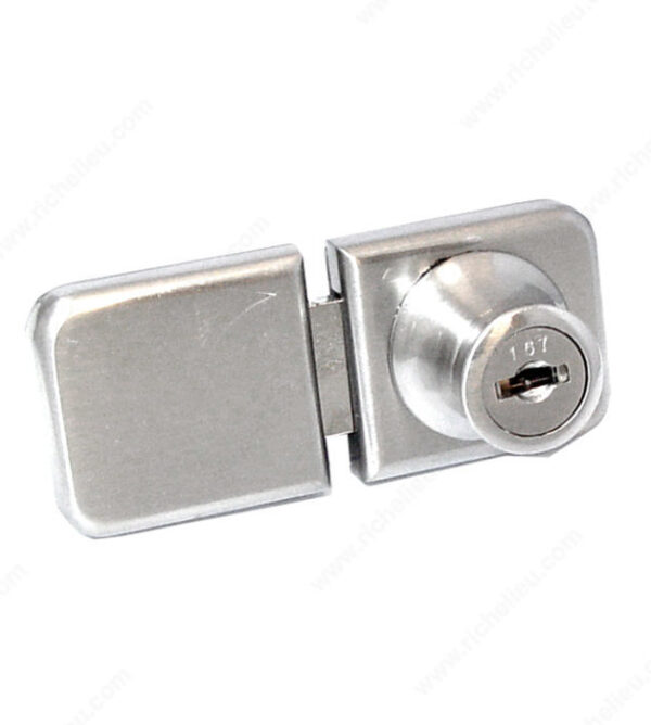 Richelieu UV Door Lock and Keeper for Double Doors