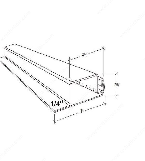 Richelieu Screen Frame Corners with 1/4" Bottom Lip