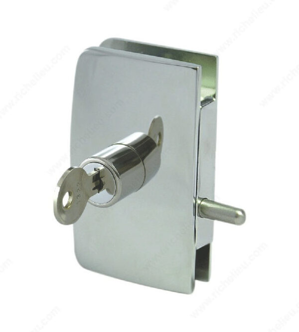 Richelieu Keyed Swinging Glass Door Lock