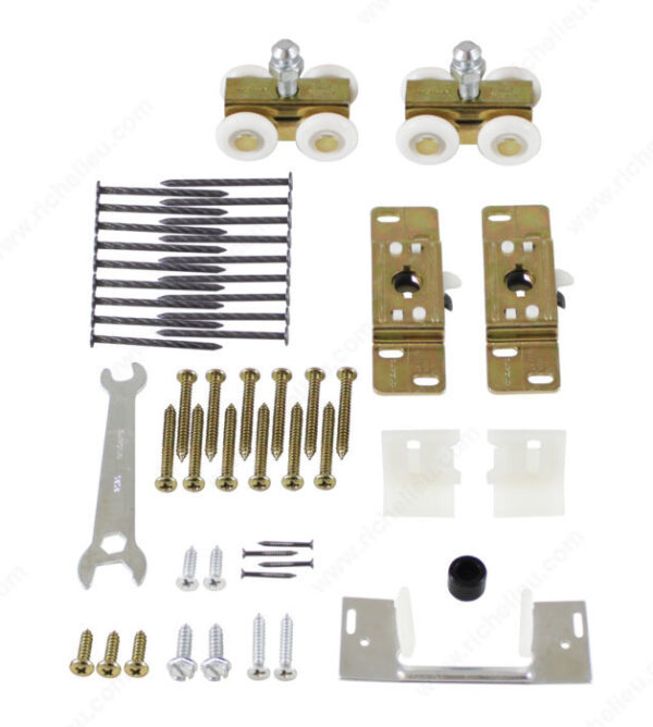 Richelieu Pocket Door Hardware Kit, Snap-In Mount
