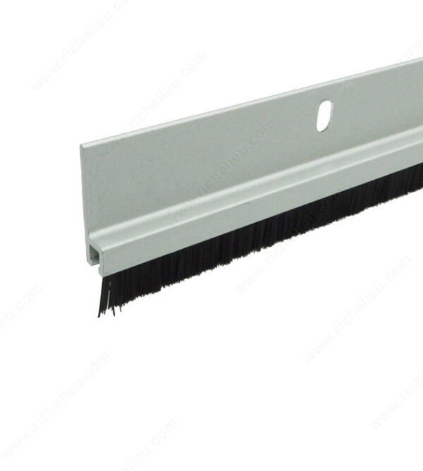 Richelieu Aluminum Door Sweep with Nylon Brush