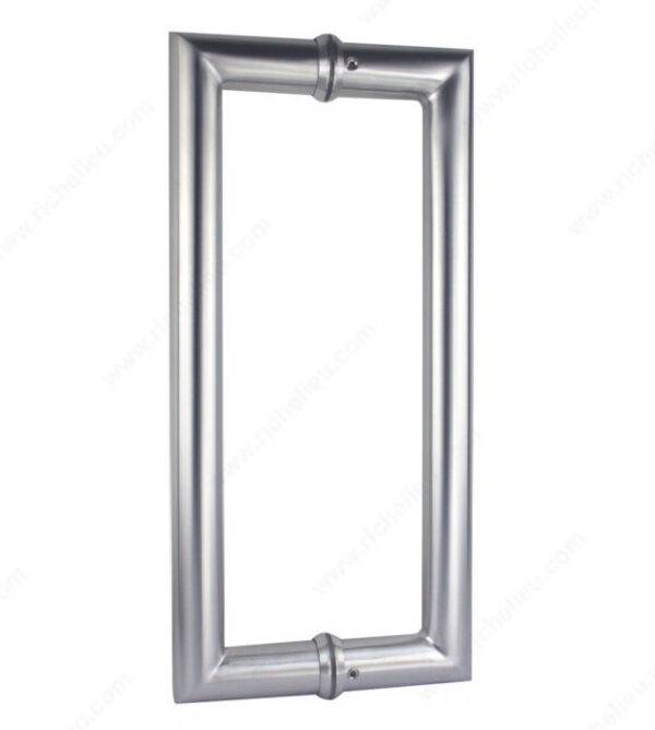 Richelieu 3/4" (19 mm) Round Tubular Handle with Decorative Ring and 90° Corners