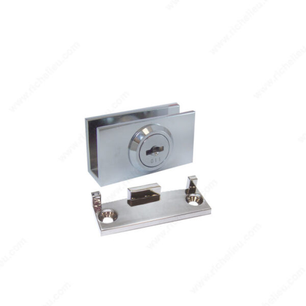 Richelieu Swinging Glass Door Plunger Lock for 5-8mm Glass