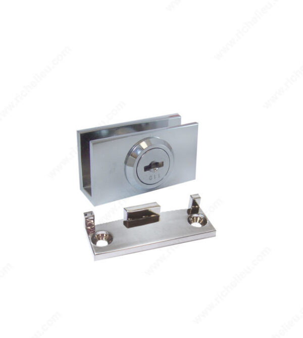 Richelieu Swinging Glass Door Plunger Lock for 5-8mm Glass