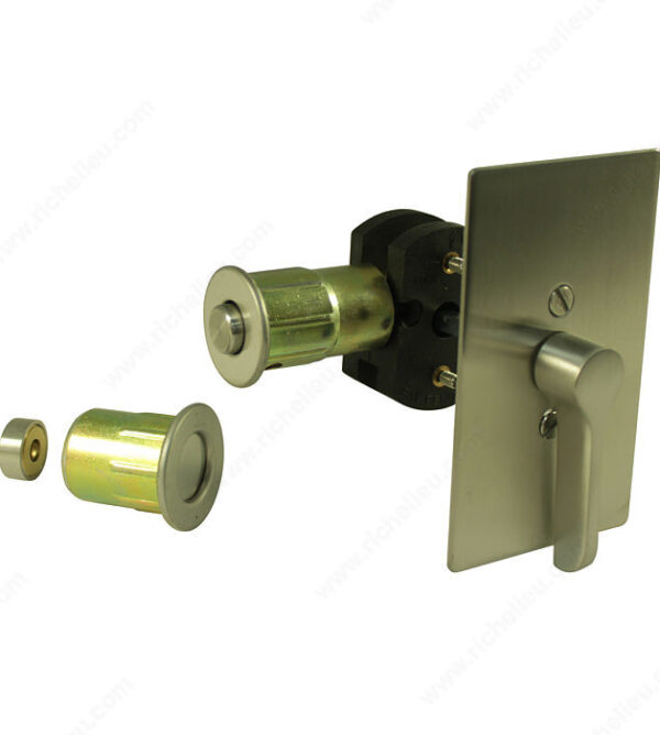 Richelieu INOX(TM) Privacy Lock for Sliding Barn Door - 1517 Series