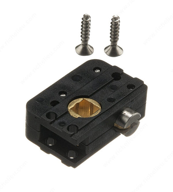 Round bar lock with square socket 7 mm ( 9/32")