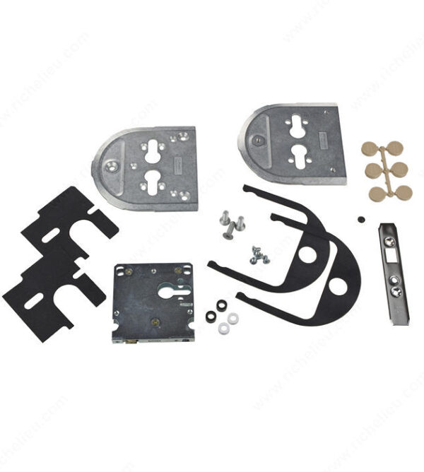 Richelieu HAWA TOPLOCK. Lock for Sliding Glass Doors for 17 mm Euro Cylinder
