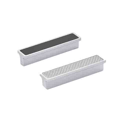 Emtek Bin Pull Carbon Fiber | Black - Silver