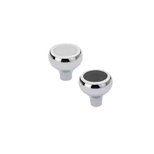 Emtek Carbon Fiber Knob | Black - Silver