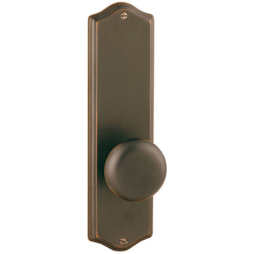 EMTEK Colonial Sideplate Non Keyed 9"