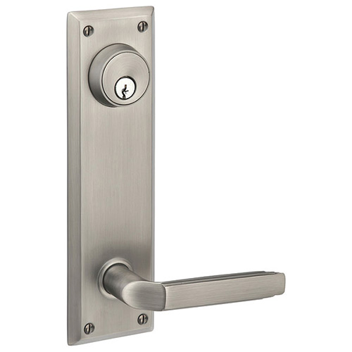 EMTEK Quincy Sideplate Keyed 5 1/2" C to C