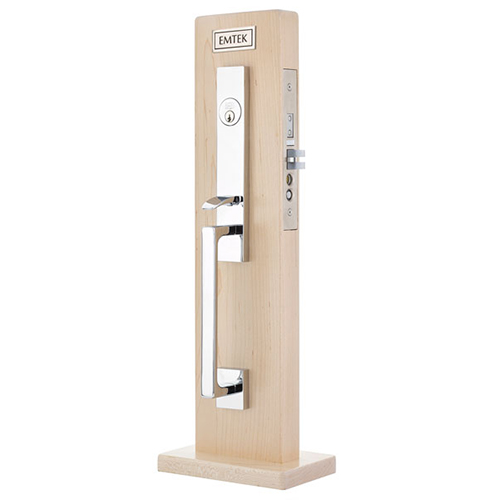 Emtek Brisbane Mortise Entrance Handleset - Brass Mortise