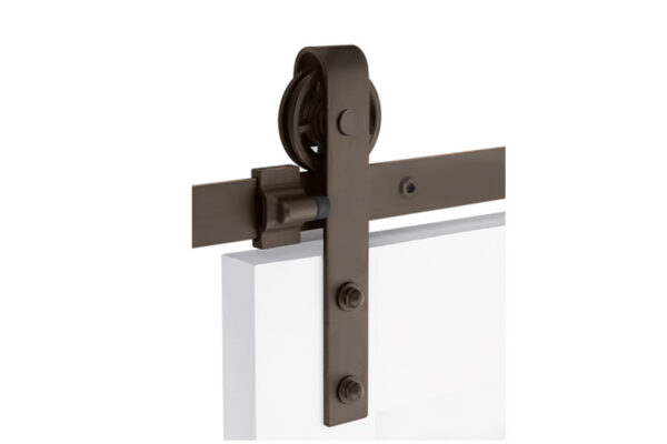 Emtek Classic Face Mount Hanger Barn Door Hardware - Image 3
