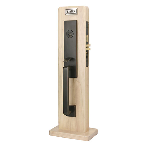Emtek Mormont Mortise Entrance Handleset - Brass Mortise