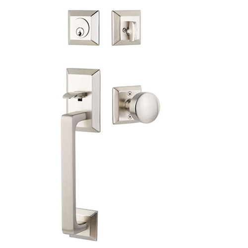 Emtek Transitional Heritage Sectional Tubular Entry Set