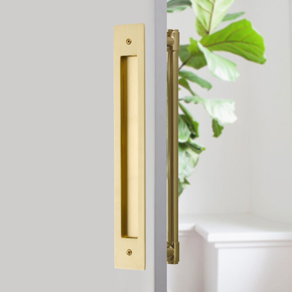 Emtek Modern Rectangular Flush Pull for 12 C-to-C Appliance Pull - Image 3