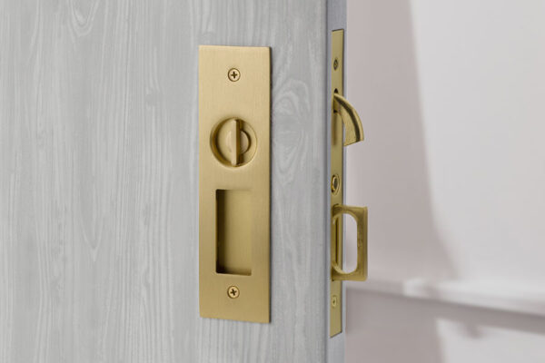 Emtek Narrow Modern Pocket Door Mortise Lock - Image 5