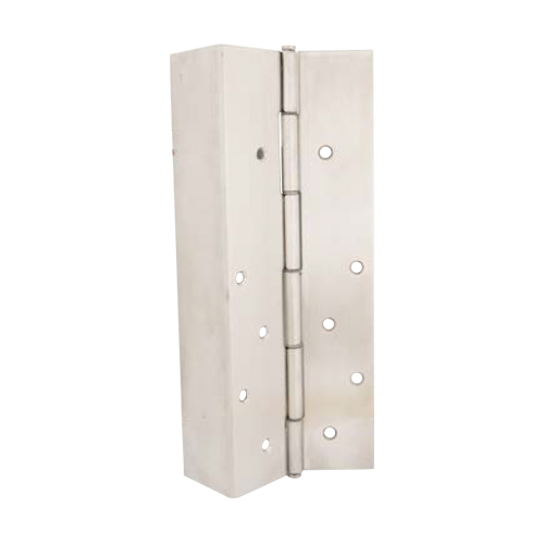 Lawrence Hardware CH952E Stainless Steel ULC Continuous Hinge Full Wrap Edge Guard Extended