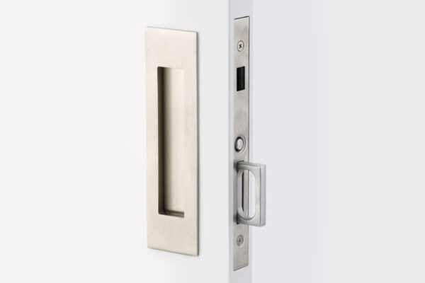 Emtek Narrow Modern Pocket Door Mortise Lock - Image 4