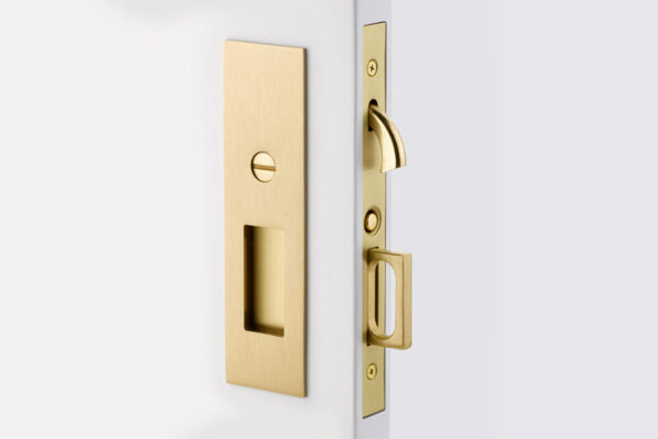 Emtek Narrow Modern Pocket Door Mortise Lock - Image 2