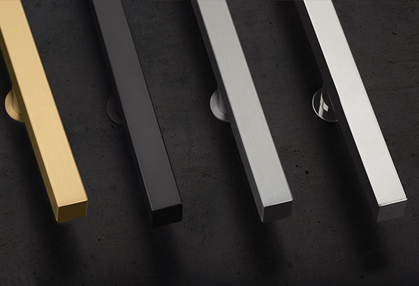 Emtek Square Door Pulls - Stainless Steel