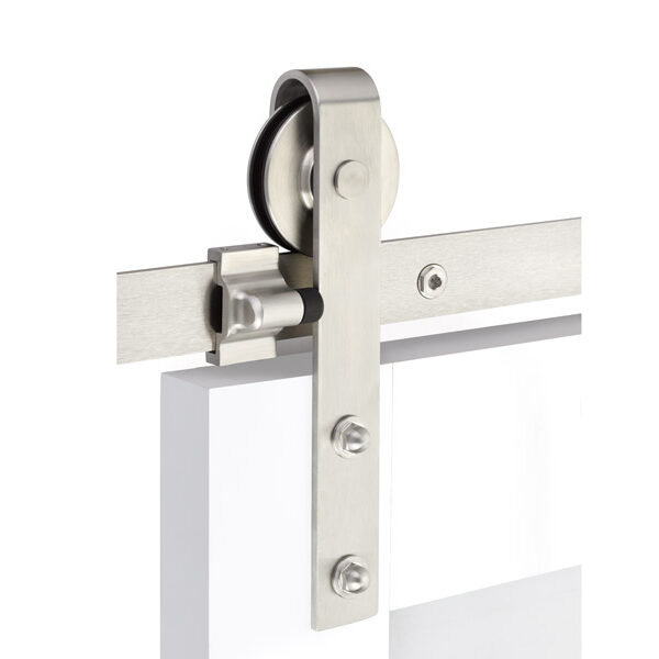 Emtek Classic SS Face Mount Hanger Barn Door Hardware