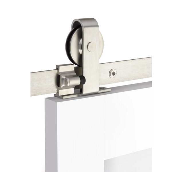 Emtek Classic SS Top Mount Hanger Barn Door Hardware
