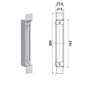 TE 240 3D SZ: Receiver for Steel Frames
