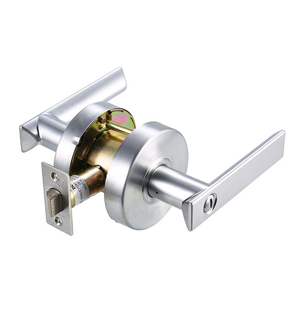 Dorex T2F40 C26D Flat Medium-Duty Privacy Lever – Satin Chrome