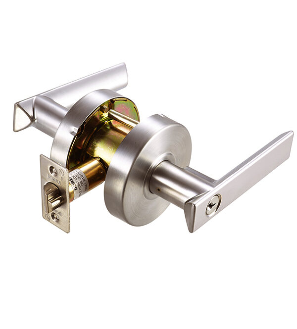 Dorex T2F70 C15 Flat Medium-Duty Classroom Lever – Satin Nickel