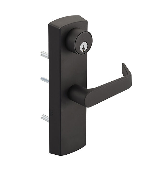 Dorex 9500 TE70 19 Heavy-Duty Trim Escutcheon Lever – Classroom Function – Black Powder Coated