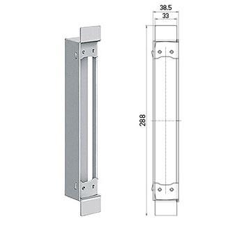 TE 640 3D SZ: Receiver for Steel Frames