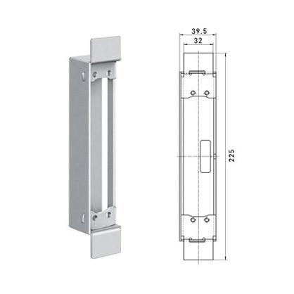 TE 340 3D SZ: Receiver for Steel Frames
