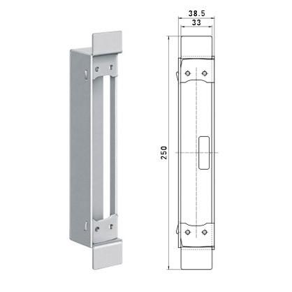 TE 541 3D FVZ SZ: Receiver for Steel Frames