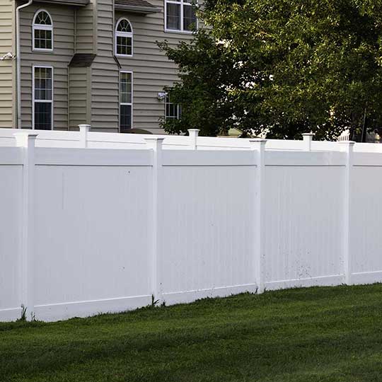 White Vinyl Fence Panels