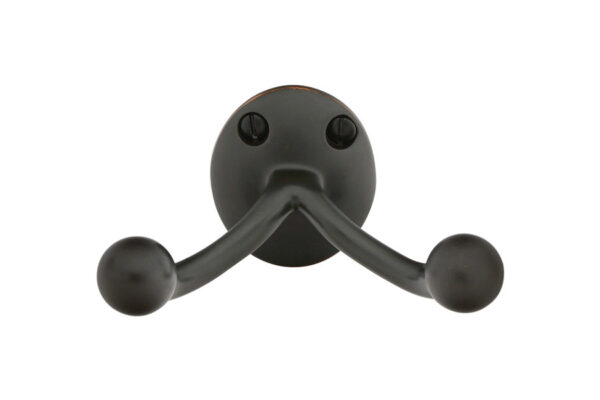 Emtek Brass Double Hook Traditional Bath Hook - Image 6