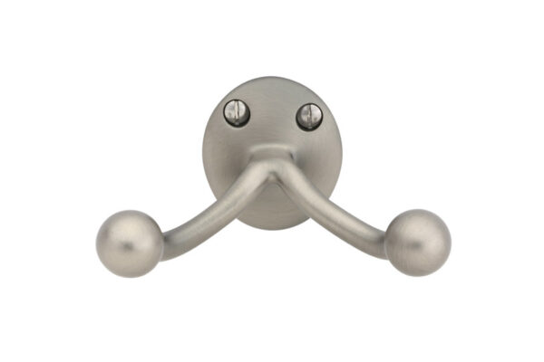 Emtek Brass Double Hook Traditional Bath Hook - Image 4