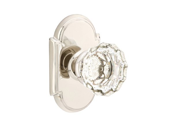 Emtek Astoria Clear Knob Designer Brass