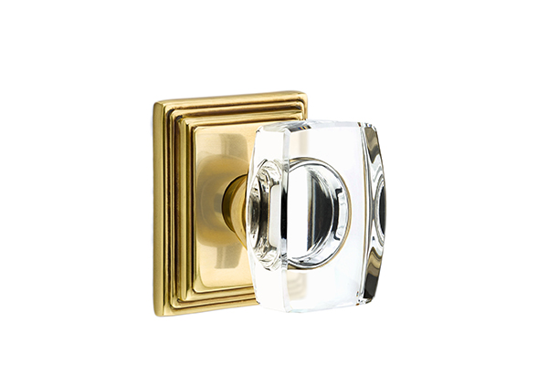 Emtek Windsor Knob Crystal Solid Brass