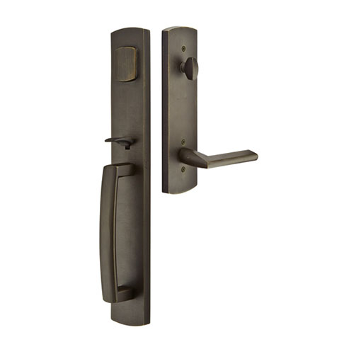 Brighton Emtek Sand Cast Bronze Tubular Entrance