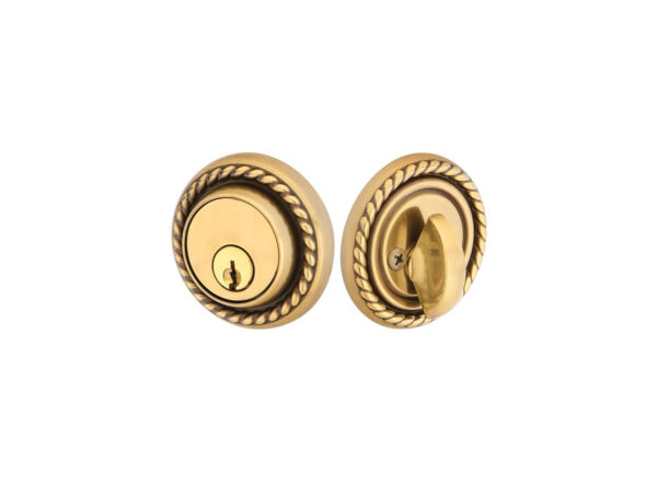 Emtek Rope Deadbolt Brass