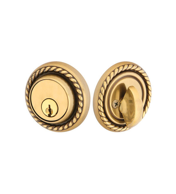 Emtek Rope Deadbolt Brass