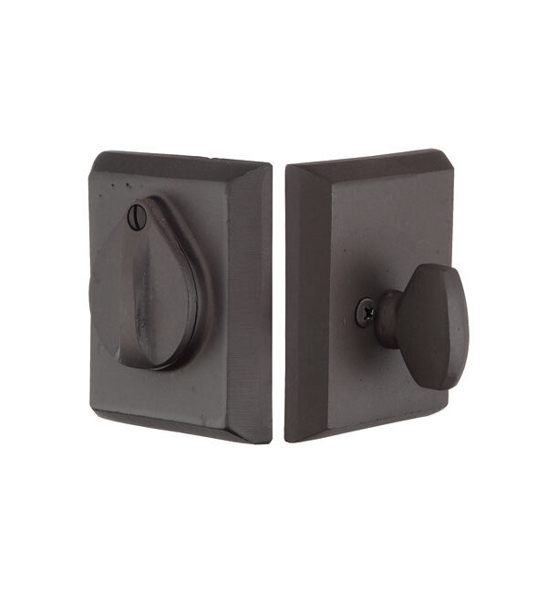 #3 Sandcast Bronze Deadbolt With Flap| Emtek