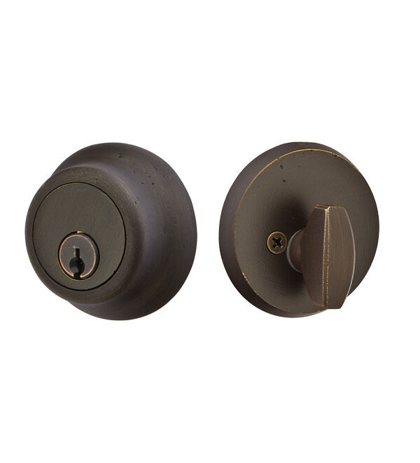 Regular Sandcast Bronze Deadbolt | Emtek
