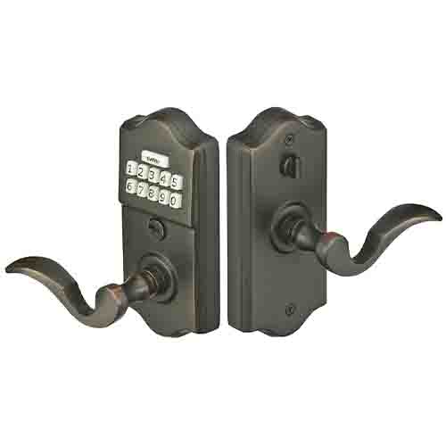 EMTEK Classic Keypad Leverset American Classic