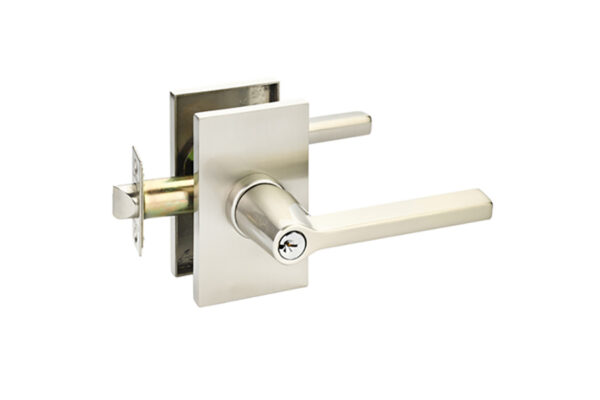 Emtek Helios Keyed Lever Modern Brass