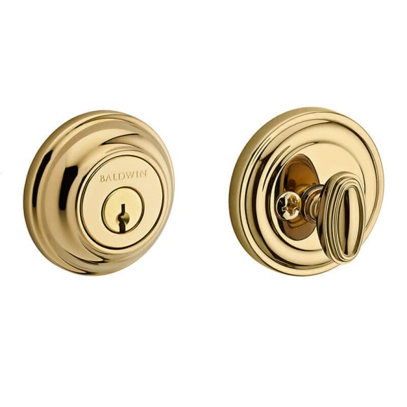 Baldwin Traditional Round Deadbolt Single Cylinder