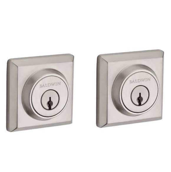 Baldwin Traditional Square Deadbolt Double Cylinder